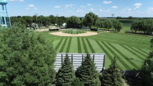 Milroy Yankees Baseball Field in Redwood County